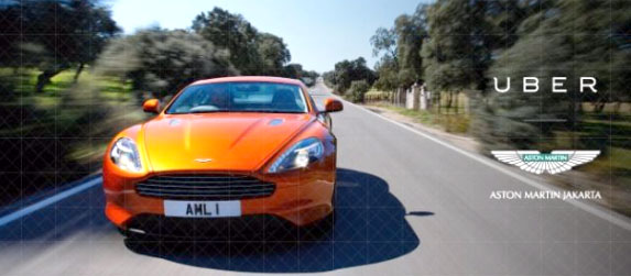 Uber Sediakan Aston Martin untuk Masyarakat Jakarta