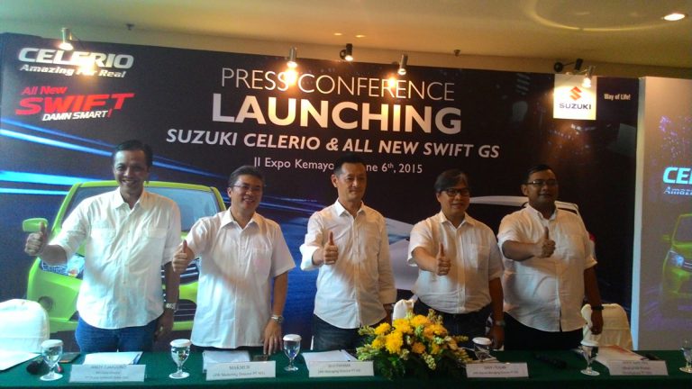 Suzuki Mulai Pasarkan Celerio dan All New Swift GS untuk Pasar Indonesia