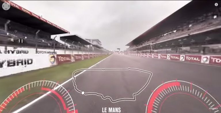 Nissan GT-R Dalam Video 360 Derajat di Sirkuit Le Mans