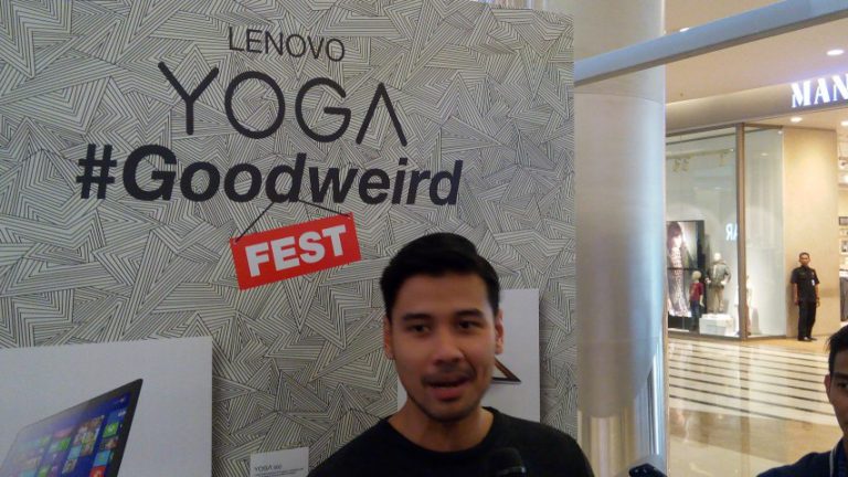 Chico Jericho: Produk Lenovo Fleksibel Digunakan untuk berbagai Aktivitas
