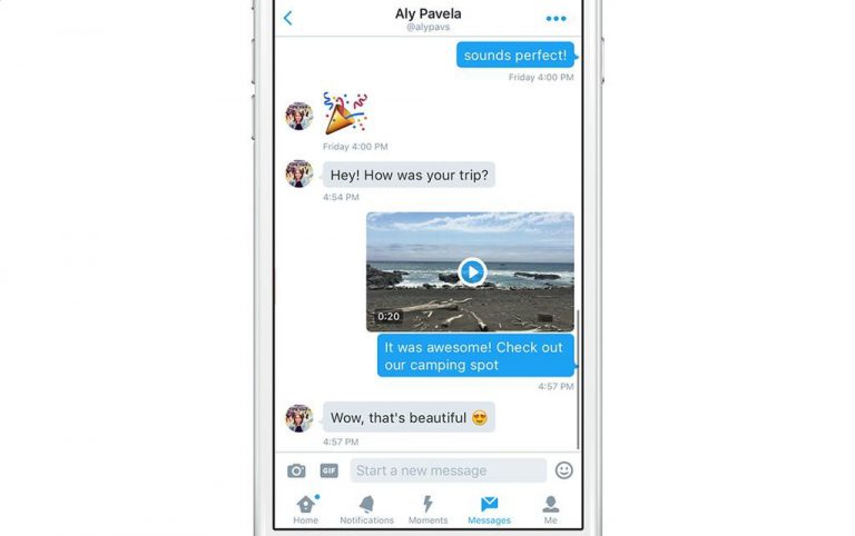 Pengguna Twiiter Sudah Dapat Merekam dan Berbagi Video Melalui Direct Messages