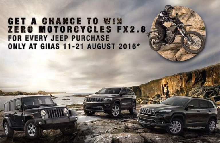 Promo Garansindo di GIIAS: Beli Jeep Berpeluang Dapat Gratis Motor Listrik Zero Motorcycles FX 2.8