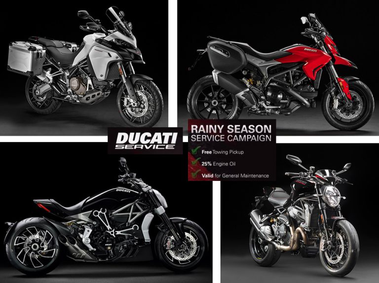 Musim Hujan di Akhir Tahun, Garansindo Gelar ‘Rainy Season’ Service bagi Pemilik Motor Ducati