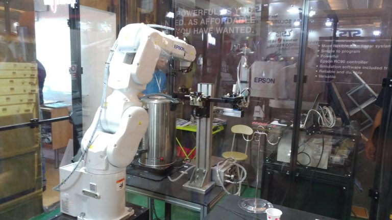 Robot Industri Buatan Epson Hadir di Pameran Manufacturing Indonesia 2016