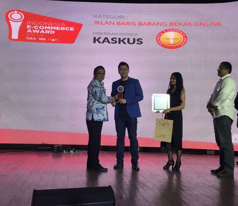 KASKUS Raih Gold Winner di Ajang Indonesia E-Commerce Award 2016