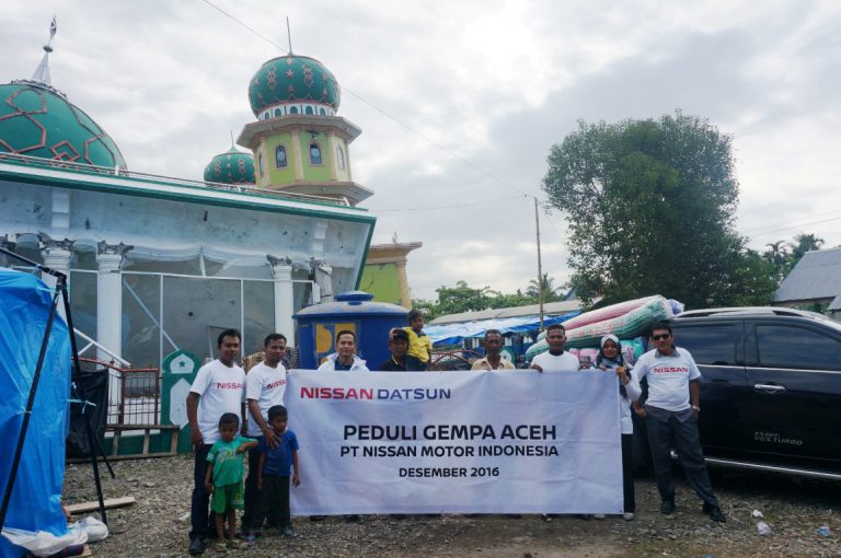 Nissan Bantu Korban Gempa Pidie Jaya Aceh