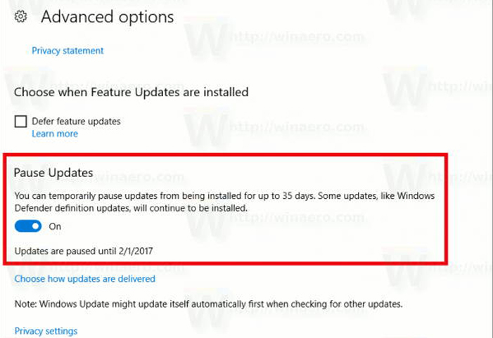 Microsoft Akan tambah Fitur ‘Pause’ untuk Proses Update Windows