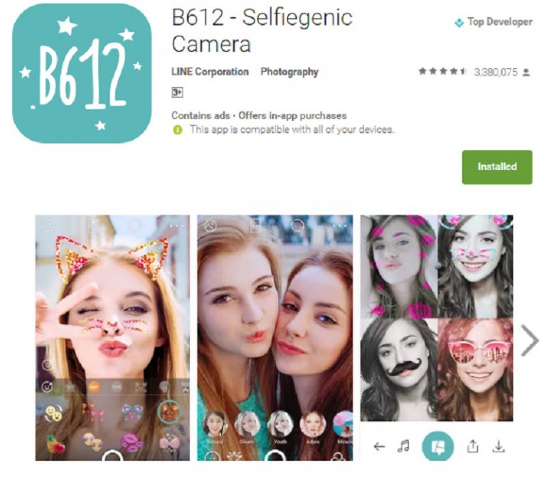 B612, Aplikasi untuk Penyuka Selfie Racikan LINE Terus Alami Lonjakan Pengguna