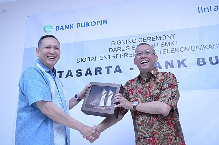 Lintasarta dan Bank Bukopin Hadirkan SMK+ Digital Entrepreneur dan ICT Darus Sa’adah