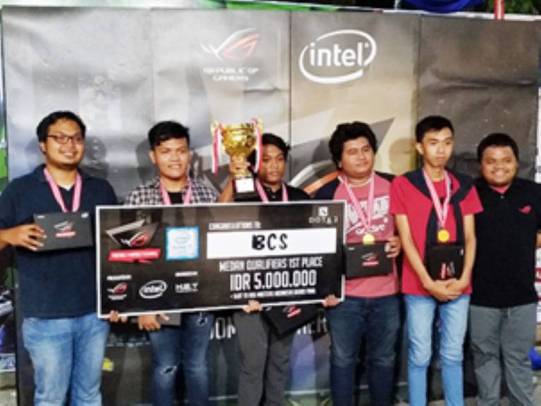 Tim BCS Gaming dan Tim 3G Rebut Juara 1 di Asus ROG Masters Indonesia untuk Kota Medan
