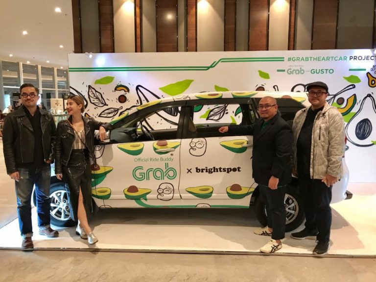 Dukung Komunitas Kreatif Indonesia, di Brightspot 2017 Grab Tampilkan "Grab The Art Car"