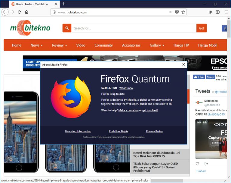 Engine Baru Dua Kali Lebih Cepat, Mozilla Firefox Quantum Siap Tantang Chrome dan Safari