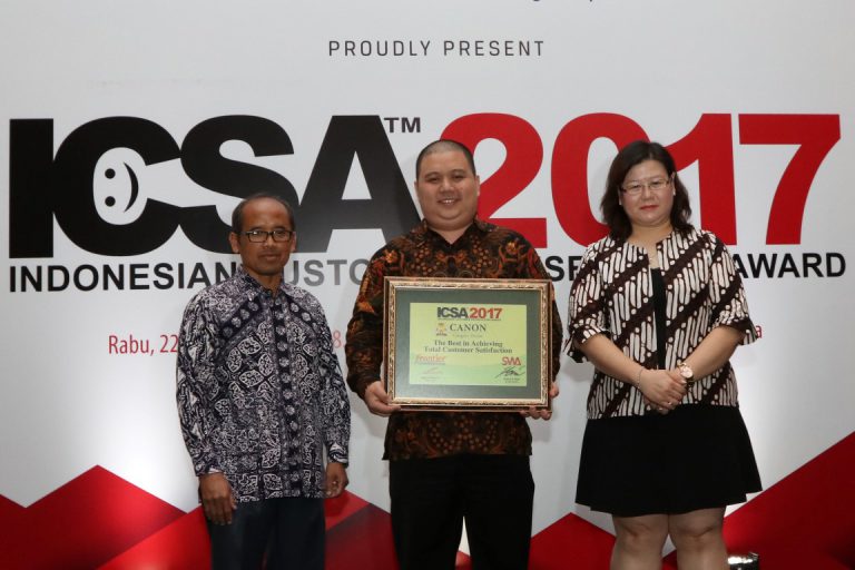 Printer Canon Kembali Raih Indonesian Customer Satisfaction Award