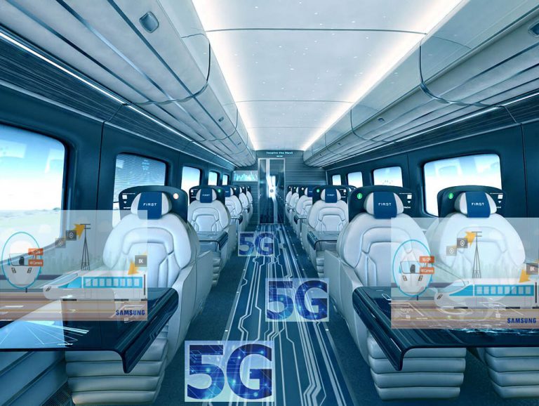 Kolaborasi Lintas -Industri Samsung dan KDDI Sukses Uji Coba Teknologi 5G di Kereta