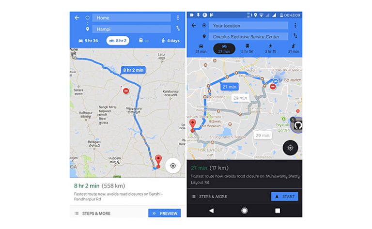 Di India, Pengendara Roda Dua Kini Bisa Manfaatkan "Motorcycle Mode" di Google Maps