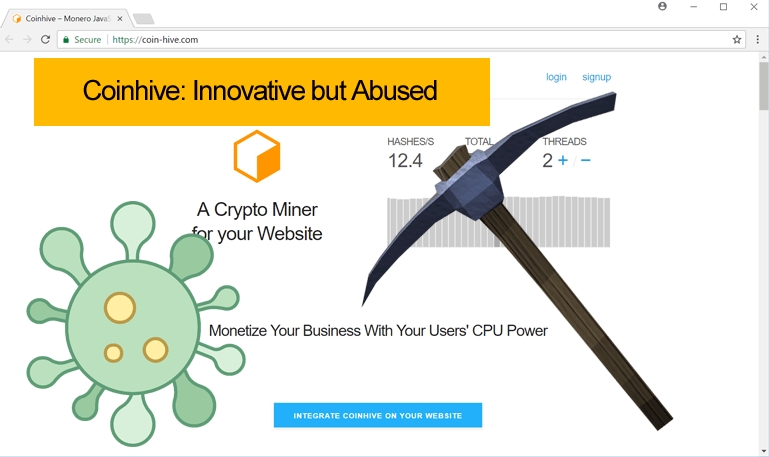 Coinhive crypto miner