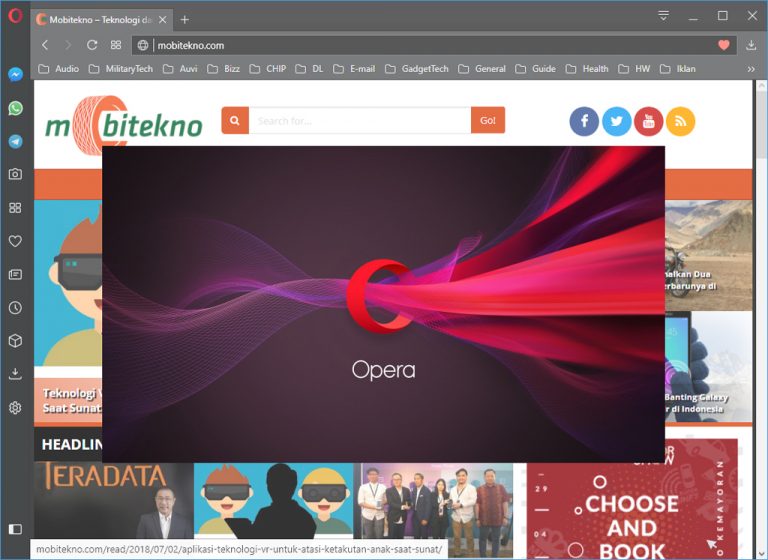 Versi Terbaru Opera 51 Diklaim Jauh Lebih Cepat dari Firefox 38. Seberapa Cepat?