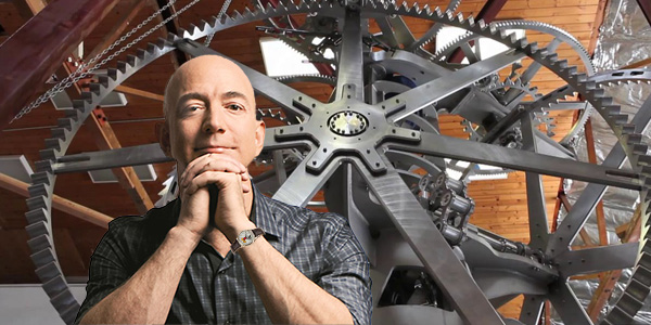 Jeff Bezos Tengah Membangun Jam Raksasa Didalam Sebuah Gunung