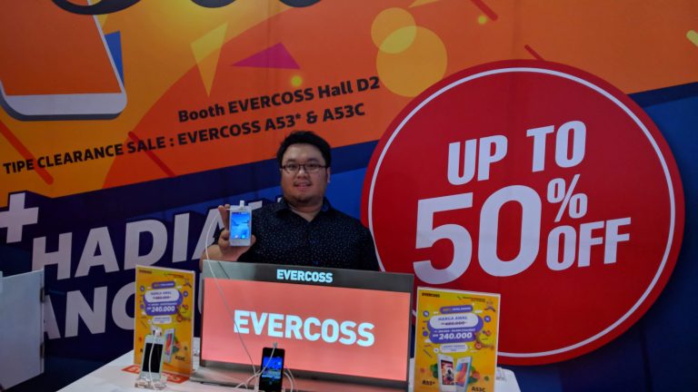 Hadir di Jakarta Fair 2018, Evercoss Jual Smartphone Android Seharga Rp 200 Ribuan