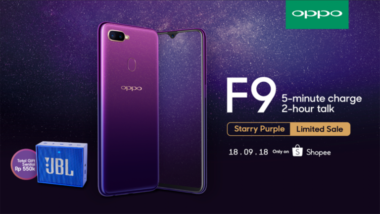 Hari Ini OPPO Keluarkan Starry Purple, Warna Baru OPPO F9