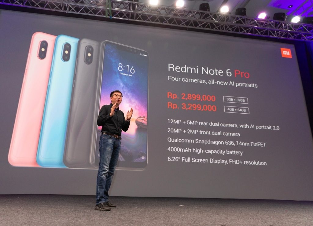 Redmi Note 6 Pro dan Mi 8 Lite