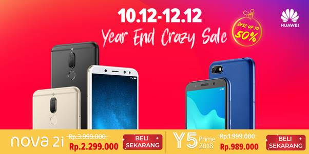 Menuju 12.12, Empat Seri Smartphone Huawei Dapat Diskon Lebih dari 40 Persen di Lazada