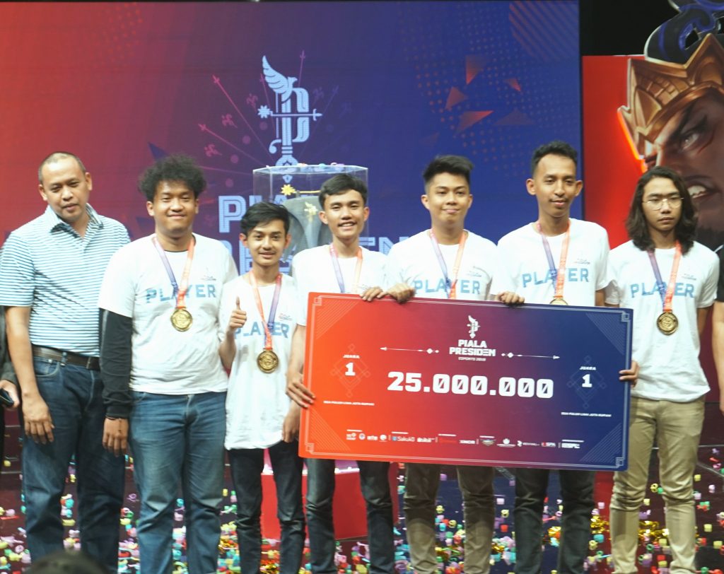 Pemenang Piala Presiden Esports 2019 Regional Bekasi 2