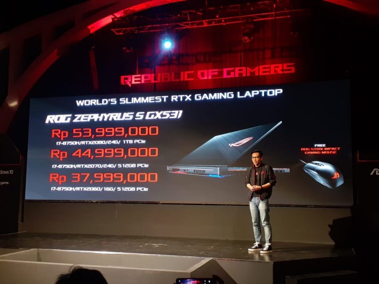 Asus Luncurkan Laptop Gaming Super Tipis di Dunia, Intip Spesifikasi dan Harganya
