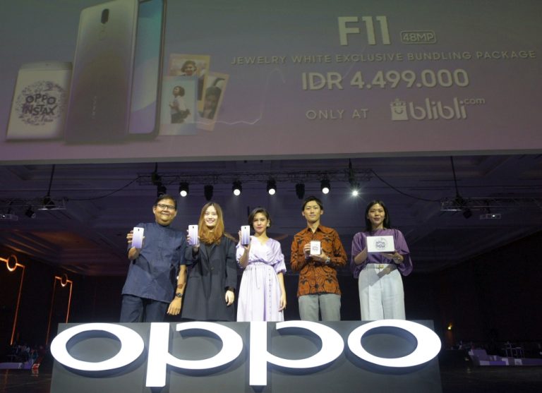 Bernuansa Ungu, Oppo F11 Jewerly White Resmi Dirilis. Dijamin Pikat Kaum Hawa