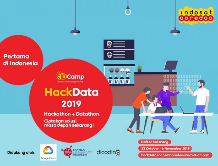 Ajak Anak Muda Kreatif Mencari Solusi di Era Big Data, Indosat Ooredoo Gelar HackData