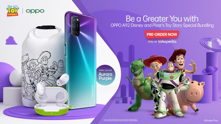 Ingat! Mulai Senin 15 Juni 2020 Oppo A92 Edisi Disney and Pixar’s Toy Story Sudah Bisa Dipesan