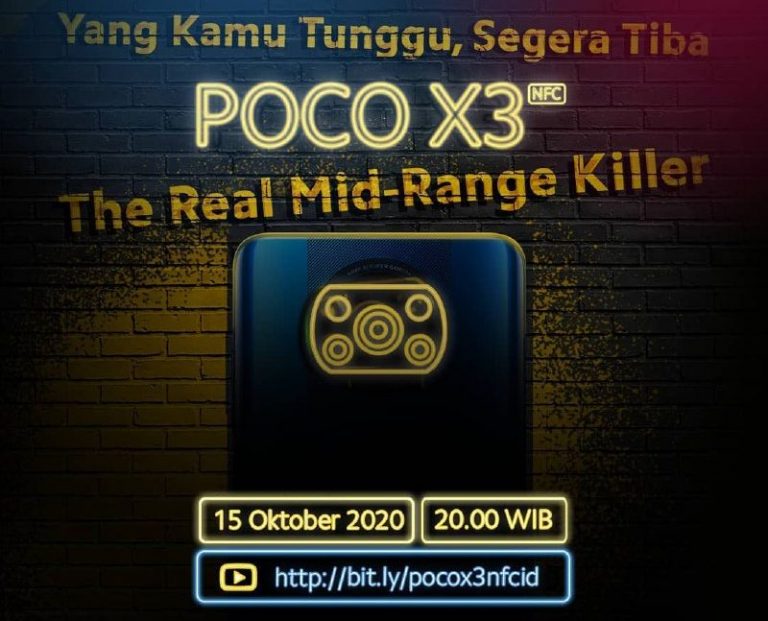 Masuk Tanah Air 15 Oktober 2020, Poco X3 NFC Jagokan Quad Camera dan Layar 120Hz