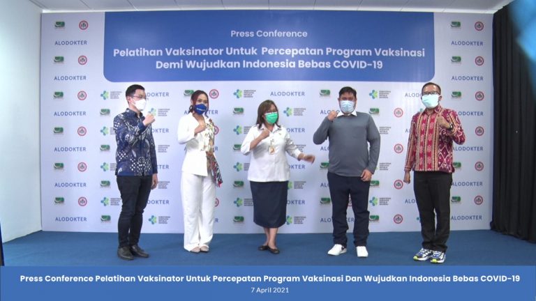 Akselerasi Program Vaksinasi, Alodokter Gelar Pelatihan Massal Virtual Tenaga Vaksinator