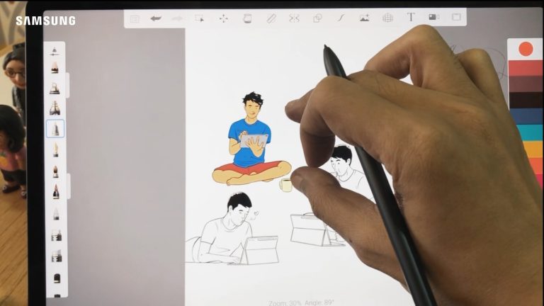 Ini tiga Rumus dari Ilustrator Hari Prast untuk Tetap Kreatif dengan Galaxy Tab S7 FE 5G