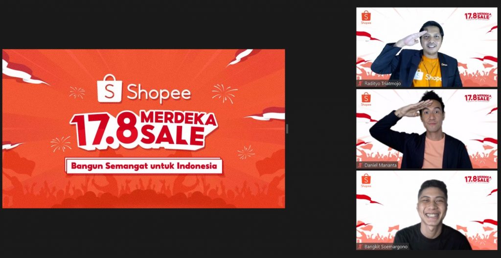 Media Gathering Shopee 17.8 Merdeka Sale Bangun Semangat Untuk Indonesia