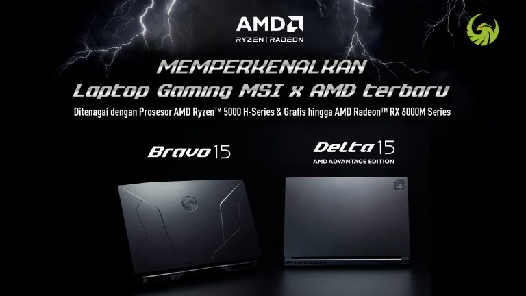 Perkuat Pasar Laptop Gaming AMD, MSI Hadirkan MSI Delta 15 dan MSI Bravo 15