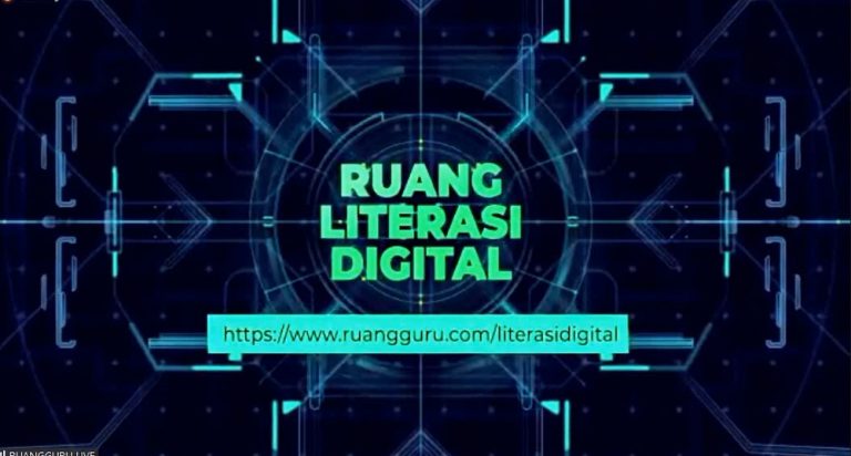 RuangGuru Hadirkan Ruang Literasi Digital, Edukasi Masyarakat Agar Cakap di Ruang Digital