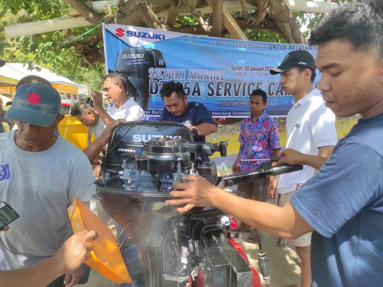 Suzuki Marine Hadirkan Service Campaign dan Clean Up The World di Manado