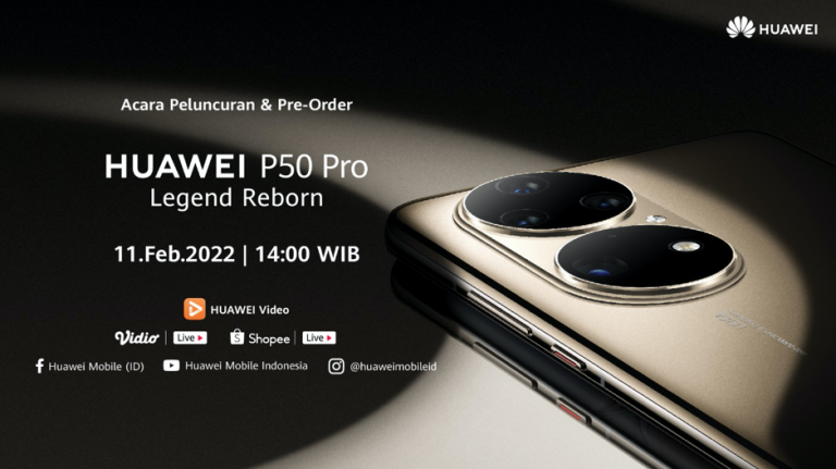 Huawei P50 Pro Akan Hadir di Indonesia Pada 11 Februari 2022