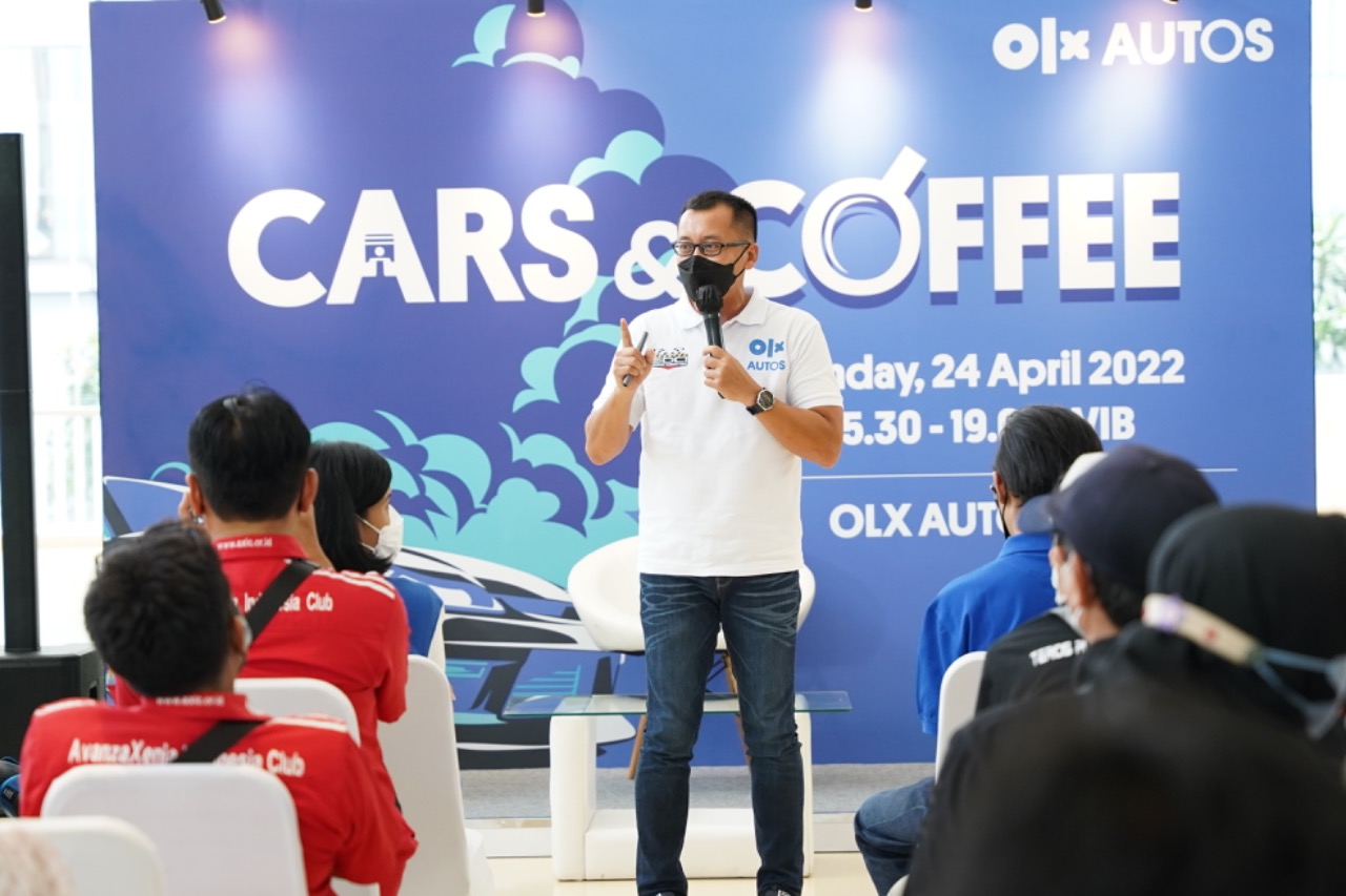 Sony Susmana dari SDCI pada acara Cars and Coffee Powered by OLX Autos