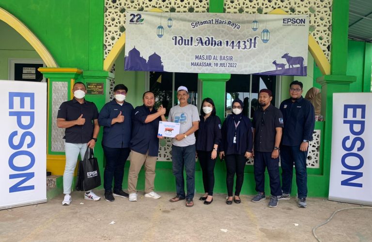 Berikan Bantuan Hewan Kurban, Epson Indonesia Berbagi Kebahagiaan di Hari Raya Idul Adha 1443 H