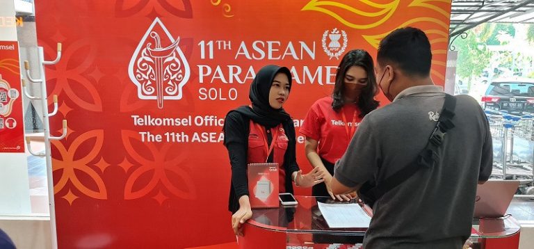 Telkomsel Jadi Official Mobile Partner di Ajang XI ASEAN Para Games 2022 Solo