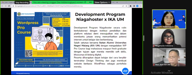Akselerasi Pengembangan Talenta Digital Indonesia, Niagahoster Jalin Kolaborasi dengan IKA UM