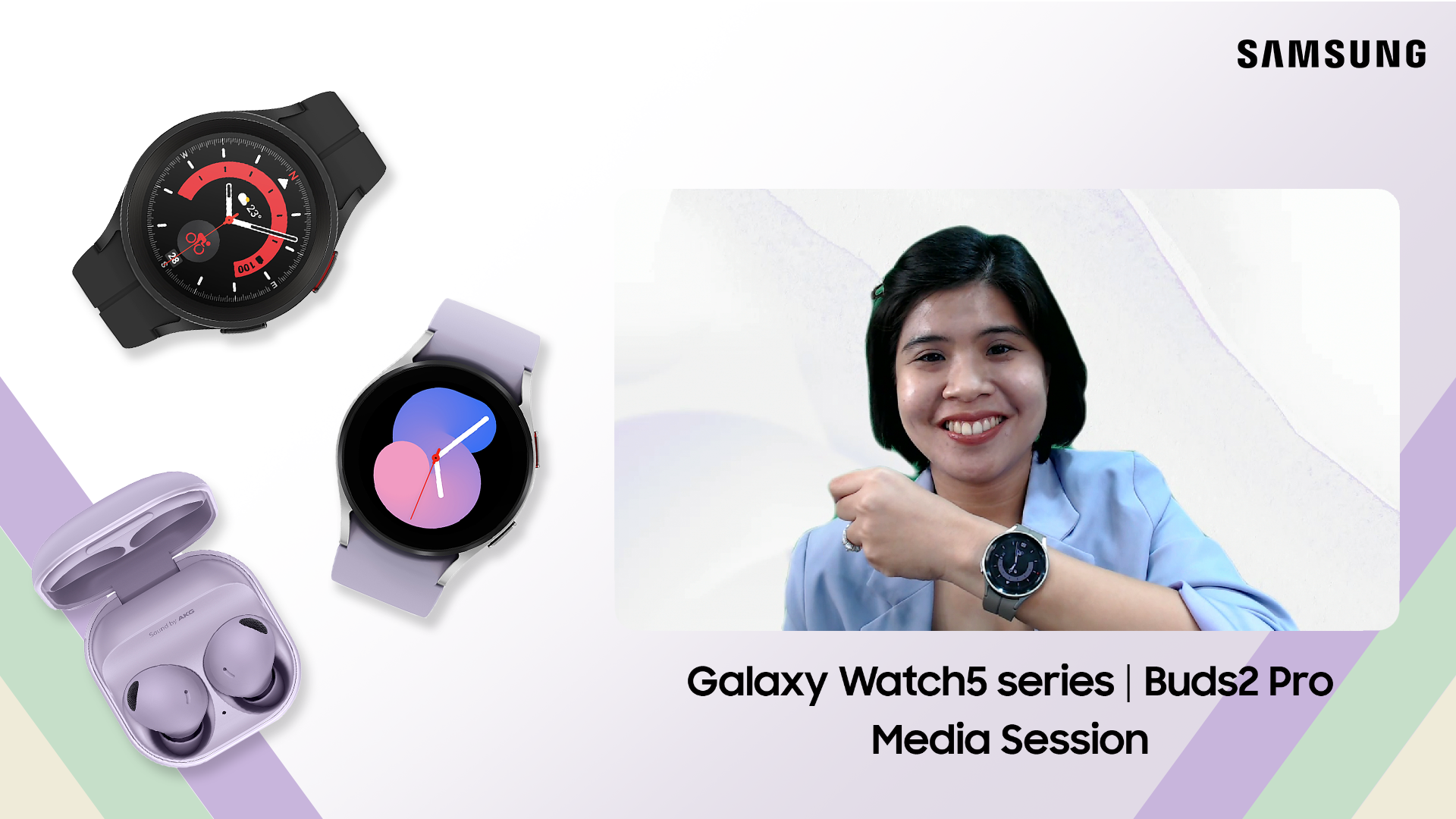 Annisa Nurul Maulina Product Marketing Manager Samsung Mobile Samsung Electronics Indonesia dalam acara Galaxy Watch series Buds2 Pro Media Session