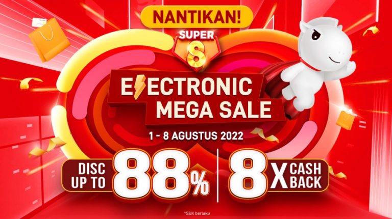 Bulan Kemerdekaan Telah Tiba, JD.ID Gelar Program Promo Super 8 Electronic Mega Sale
