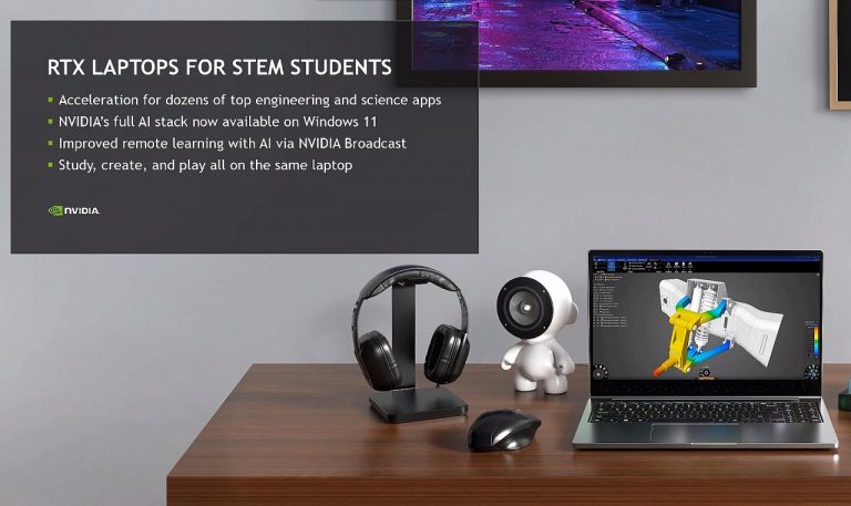 Andal untuk Gaming dan Kreasi Konten, Laptop dengan GPU Nvidia GeForce RTX Juga Mumpuni Bagi Siswa Bidang STEM