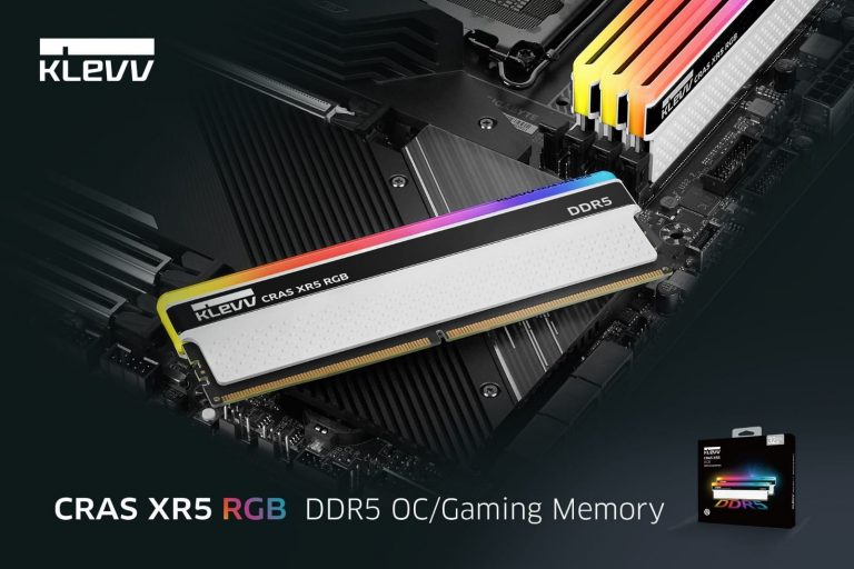 Klevv Luncurkan Jajaran Gaming Memory Terbaru CRAS XR5 RGB DDR5