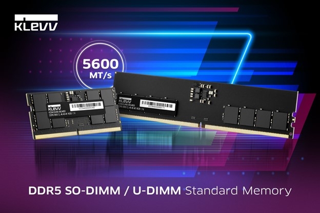 KLEVV Perkenalkan Memori Berkinerja Tinggi, Standar DDR5 5600MT/s Baru
