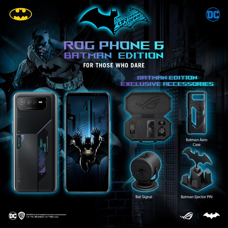 ASUS Republic of Gamers Warner Bros. Consumer Products and DC Announce Exclusive ROG Phone 6 BATMAN Edition 3
