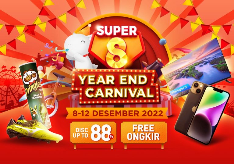 Sambut Tutup Tahun, JD.ID Gelar Super8 Year-End Carnival. Diskon Mulai Dari Gadget Hingga Kebutuhan Pribadi!